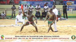 3eme Combat Ordinateur Senegal vainqueur du 100 kg Bourkina  Tournoi CEDEAO Dakar 2021 [upl. by Osnerol709]