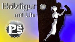 Holzfigur mit Uhr [upl. by Eniamahs330]