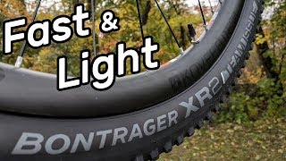 Bontrager XR2 Team Issue 29x22 Lightweight Cross Country Race Tire Actual Width and Weight [upl. by Enyleve968]