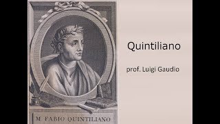 LInstitutio Oratoria di Quintiliano [upl. by Emearg761]