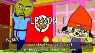 Parappa The Rapper Stage 1  Chop Chop Master Onion Walkthrough [upl. by Hserus]