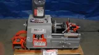 RIDGID 535 Threading Machine 45653 [upl. by Lippold]