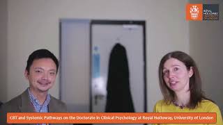 Doctorate in Clinical Psychology at RHUL  CBT and Systemic Pathways [upl. by Turnheim]