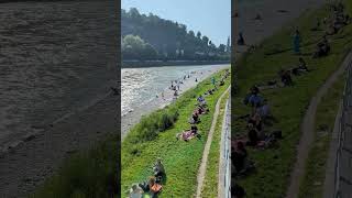 🌉🌊 RIVER OF DREAMS Salzach River Salzburg Austria 🌻 travel salzburg austria [upl. by Wyler]