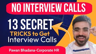 How to Get Interview Calls from MNCs  13 Secret tricks [upl. by Itsirhc]