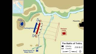 Battle of the Trebia Hannibal punicwars [upl. by Enetsirk]