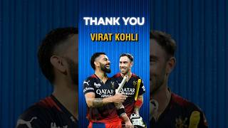 Glenn Maxwell said Thank you to Virat Kohli  cricket glennmaxwell viratkohli [upl. by Ennahtebazile]