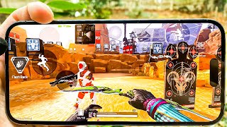 IPHONE 14 PRO MAX APEX LEGENDS MOBILE GAMEPLAY 90 FPS [upl. by Gass]