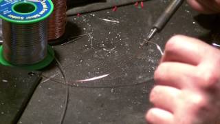 How to tin Enameled Copper wire [upl. by Delamare458]