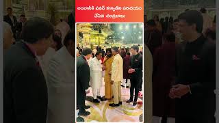 Pawan kalyan meets Ambani shorts pawankalyan chandrababu ambaniwedding telugu [upl. by Atsirt122]