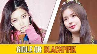 KPOP VSBLACKPINK VS GIDLE VISUALVOCALDANCERAP [upl. by Bevash]