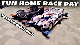 Tamiya Mini 4WD Racing and fun  Jr Racing Circuit [upl. by Ennahtebazile]