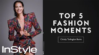 Christy Turlington Burnss Top 5 Fashion Moments  InStyle [upl. by Tobi]