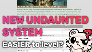 NEW Undaunted Progression System  Easier to Level  The Elder Scrolls Online  Ascending Tide DLC [upl. by Arrimat]