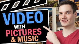 How to Make Video with Pictures and Music [upl. by Adelpho321]