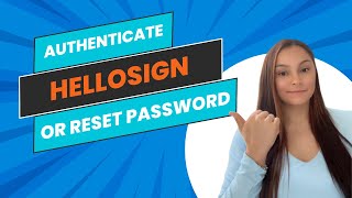 ScoreCEO Tutorial Reset Hellosign account and change password [upl. by Yajet]