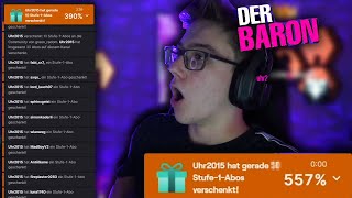 ICH SPENDE ÜBER 150€ in WENIGEN SEKUNDEN an STREAMER 😳😳 [upl. by Buerger]