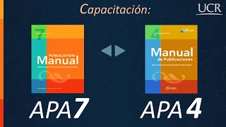 🟢 APA 7 Citas y referencias en estilo de citación APA 7 séptima edición APA 4 en español UCR [upl. by Anileda]