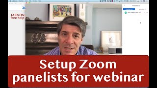 Setting Up Panelists for Zoom Webinars [upl. by Kersten]