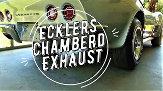 Ecklers Corvette Chambered Exhaust [upl. by Hill]