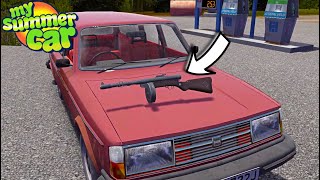 NEW GUN SUOMI KP31 SMG  LOCATION WHERE TO FIND IT  My Summer Car Mod 61 [upl. by Lea845]