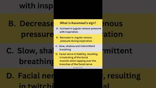 What is Kussmaul’s Sign nurses shorts nclex [upl. by Nomelc507]