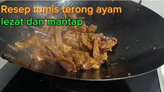 Resep tumis terong ayam lezat dan mantap alaAmy Didik [upl. by Akimrej38]