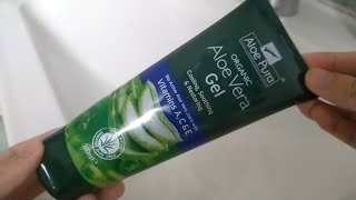 My Mum Loves This Organic Aloe Vera Gel  Aloe Pura Organic Aloe Vera Gel Review [upl. by Ilocin]