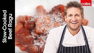 The Best Slowcooked Beef Ragu  Cook with Curtis Stone  Coles [upl. by Eitsim765]