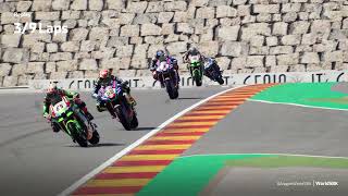 ❗Toprak Razgatlıoğlu Vs Jonathan Rea ❗Race WSBK Aragon Grand Prix AragonWorldSuperbike 24 [upl. by Relyk]