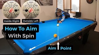 Aiming with spin free Pool lessons [upl. by Normy]