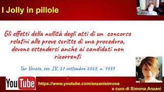 Gli effetti della nullità degli atti di un concorso si estendono anche ai candidati non ricorrenti [upl. by Airemaj]