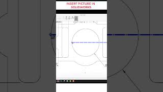 Insert  Scale and Sketch a Picture in Solidworks [upl. by Olivie602]