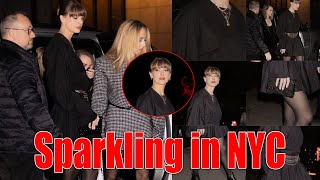 Taylor Swift SPOTTED in NYC with Brittany Mahomes and Cara Delevingne After Chiefs WIN [upl. by Marzi]