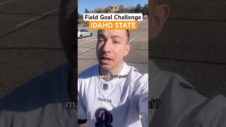 Field goal challenge IDAHO STATE idaho state collegefootball bengals fcs fieldgoal isu [upl. by Amby]