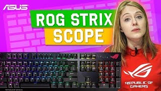 Teclado Mecânico ASUS ROG STRIX Scope [upl. by Ezra]