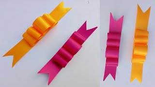 DIY Ribbon Tutorial  How to make a layered ribbon bow for gift wrapping decoration [upl. by Ema]