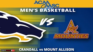 ACAA Mens Basketball 🏀 MTA  Crandall Nov 23 2024 [upl. by Sivel]