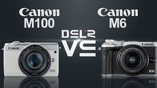 Canon EOS M100 vs Canon EOS M6 [upl. by Akema]