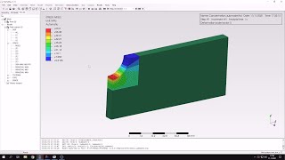 PrePoMax CalculiX FEA  Tutorial 13  Stress concentration  submodeling [upl. by Einahets]