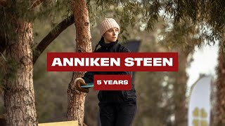 Anniken Steen  5 års kontrakt med Norges beste discgolfer [upl. by Hesoj]