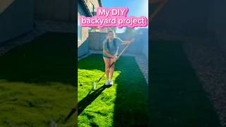 DIY backyard project diyproject backyard momlife [upl. by Dareece258]