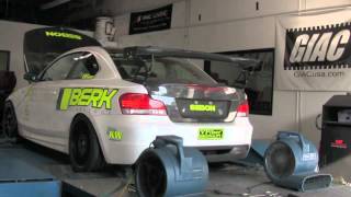 High load dyno testing with the Berk Technology 135i Time Attack car [upl. by Shani960]