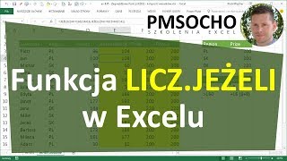 EXCEL  Funkcja LICZJEŻELI [upl. by Roel165]