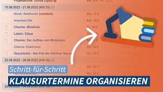 Mit dem IServModul »Klausurplan« Termine erstellen und organisieren [upl. by Esyak]