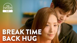 Song Kang and Park Minyoung share a secret back hug  Forecasting Love and Weather Ep 5 ENG SUB [upl. by Ydne]