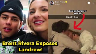 Brent Rivera Exposes Lexi Rivera and Andrew Davila Kissing 💞😱 landrew [upl. by Atwood]