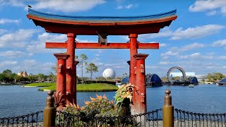 EPCOT World Showcase 2023 Walkthrough Tour in 4K  Walt Disney World Orlando Florida March 2023 [upl. by Mera288]