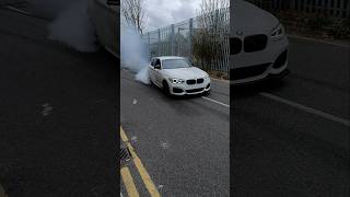 M140i burnout bmw car drift youtube [upl. by Ogires]