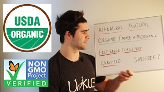 Organic AllNatural nonGMO  What Do The Labels Actually Mean [upl. by Hennessy922]